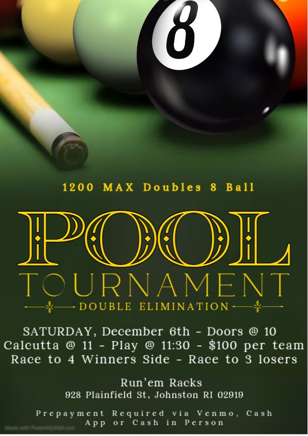 Tournament flyer / rules image